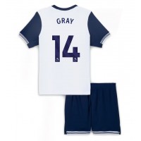 Camiseta Tottenham Hotspur Archie Gray #14 Primera Equipación Replica 2024-25 para niños mangas cortas (+ Pantalones cortos)